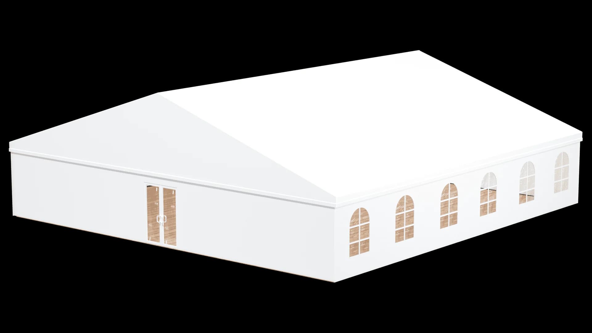 Классический шатер 15х15 (225 м²)
