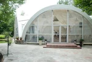 Остекление шатра